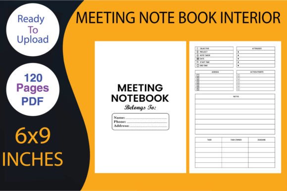 Download Meeting Note Book | KDP Interior - Book Collection