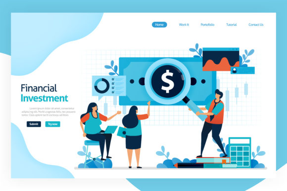Download Landing Page of Financial Investment - Premium Resources