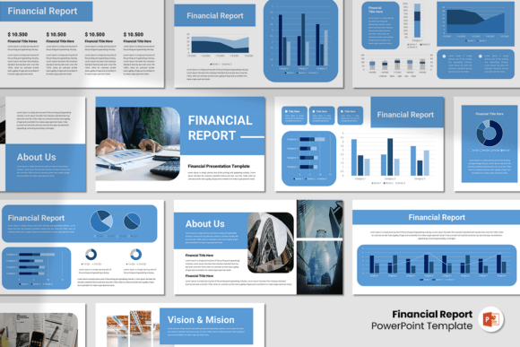 Download Financial Report - PowerPoint Template - Financial Collection