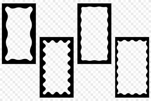 Download Social Media Wavy Border Frame Templates - Media Collection