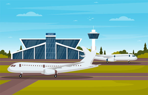 Download Aircraft Plane in Runway Airport - Runway Collection