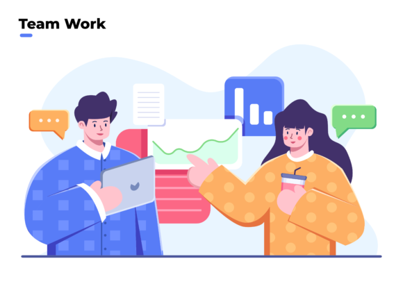 Download Teamwork Discussion and Brainstorming - Premium Resources