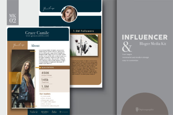 Download Influencer &amp; Blogger Media Kit - Media Collection