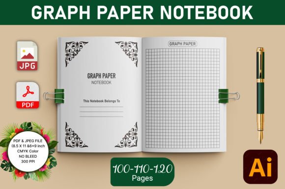 Download Graph Paper Notebook KDP Interior - Book Collection