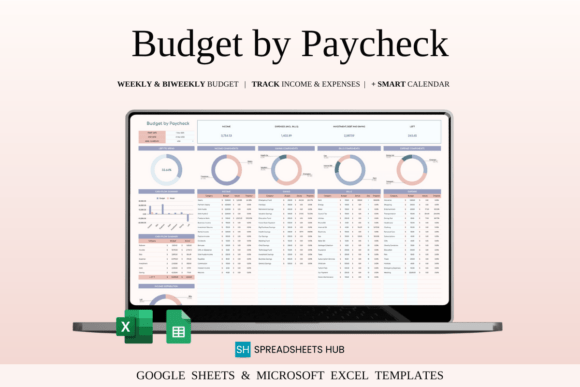 Download Budget by Paycheck Spreadsheet in Excel - Spread Collection