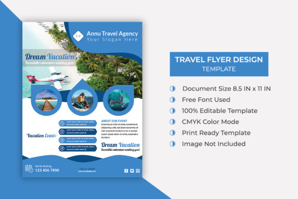 Download Creative Travel Flyer Template Design - Travel flyer Collection