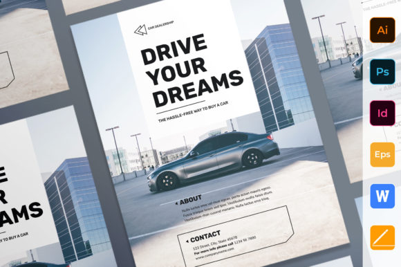 Download Car Dealership Poster Template - Premium Resources