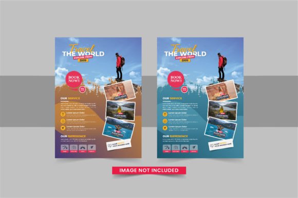 Download Travel Flyer or Poster Design Template - Travel flyer Collection