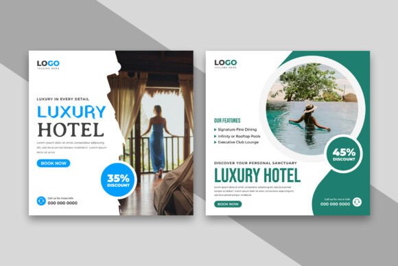 Download Luxury Hotel Social Media Post Banner - Media Collection
