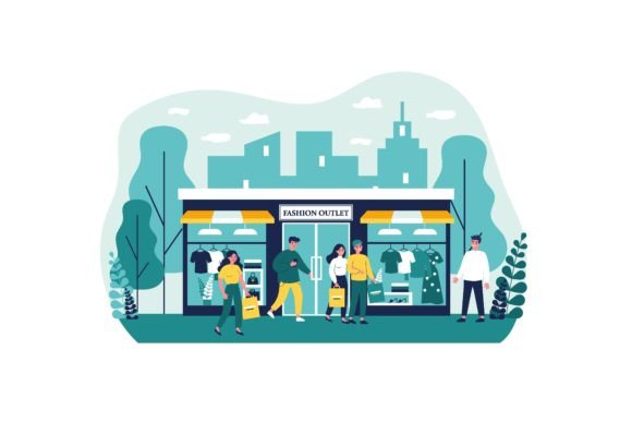 Download Consumers Shopping in Apparel Boutique F - Premium Resources