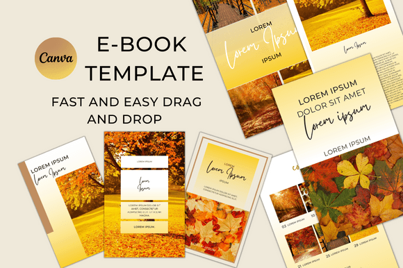 Download EBook Canva Template - Book Collection
