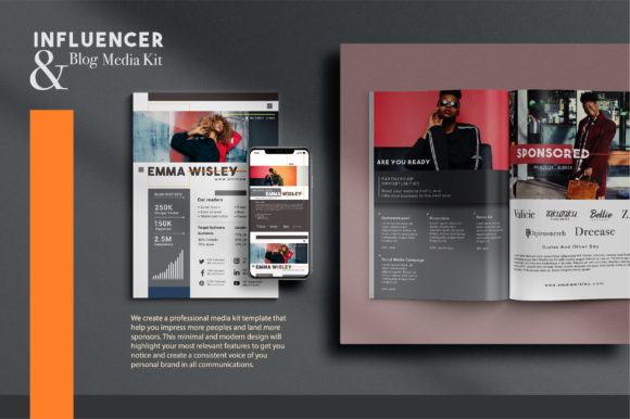 Download Influencer &amp; Blogger Media Kit - Media Collection