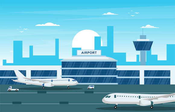 Download Aircraft Plane in Runway Airport - Runway Collection