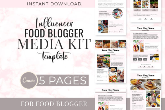 Download Influencer Food Blogger Media Kit - Media Collection