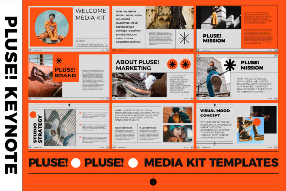 Download PLUSE! Media Kit Keynote Templates - Media Collection