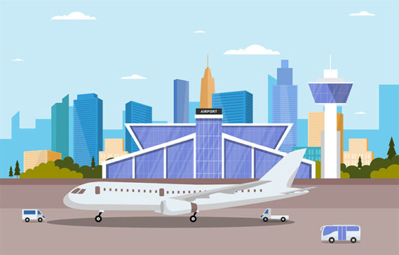 Download Aircraft Plane in Runway Airport - Runway Collection